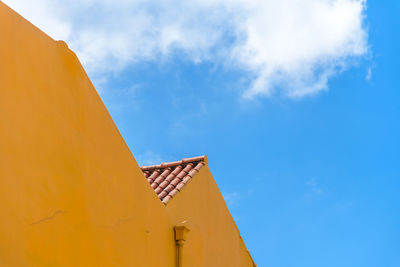 Low angle view of building against sky
