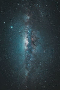 Low angle view of stars in sky milkyway