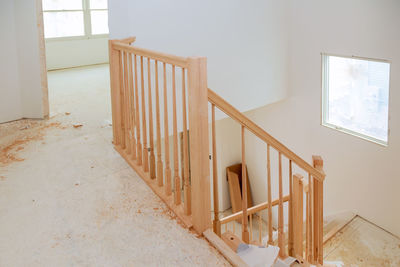 Staircase of building at home