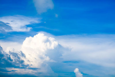 Low angle view of clouds in sky