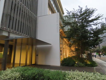 Low angle view of building against sky