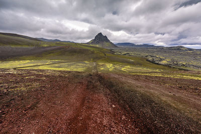 Scenic view of landscape against sky