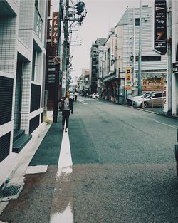 View of city street