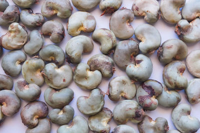 Full frame shot of cashew nuts