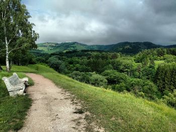 Scenic view of landscape against sky