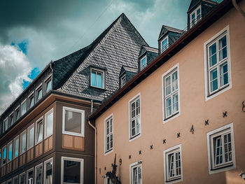 Low angle view of building against sky