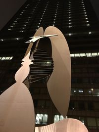 Low angle view of piano