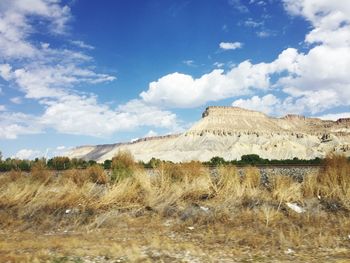 Panoramic view of landscape against sky