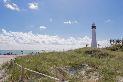 Lighthouse on beach