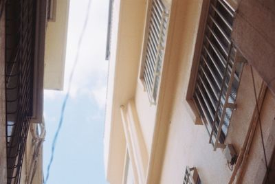 Low angle view of clothes drying