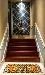 Staircase in modern building