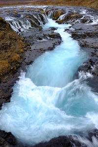 View of waterfall