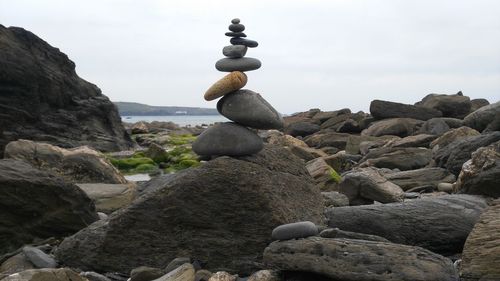 Rocks on shore