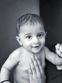 Portrait of cute boy