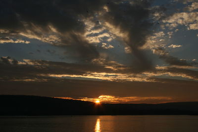 Scenic view of sky during sunset
