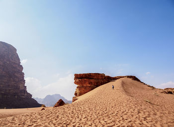 View of desert against sky