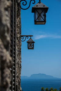 Low angle view of blue sky