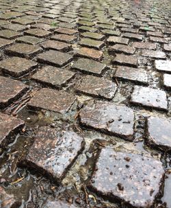 Full frame shot of tiled floor