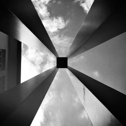 Low angle view of building against sky