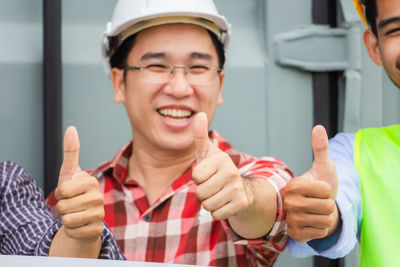 Portrait of a smiling young man