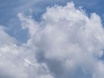 Low angle view of clouds in sky