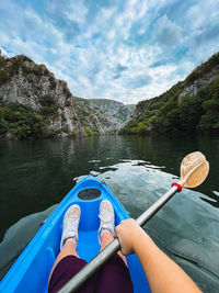 Kayak on the lake