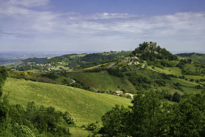 Scenic view of landscape against sky