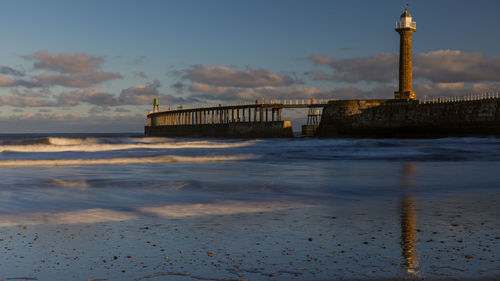 Whitby pier.