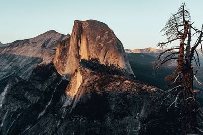 View of rock formations