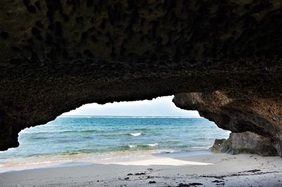 Scenic view of beach