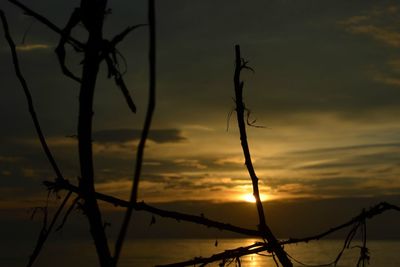 Scenic view of sky at sunset