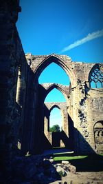 Old ruins against clear sky