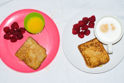 Close-up of served food