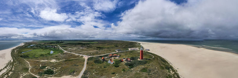 Panoramic view of sea against sky