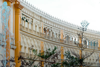 Low angle view of building against sky