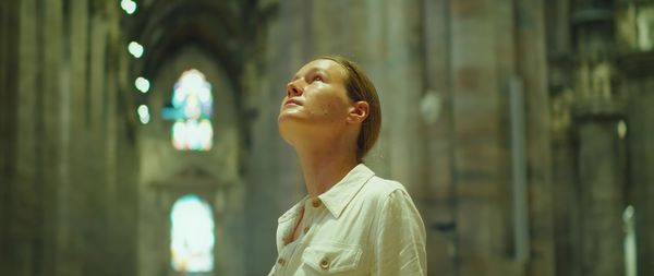 Young woman looking away