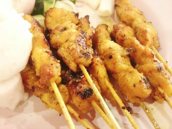 Close-up of food in plate