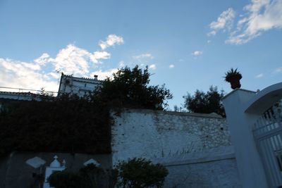 Low angle view of building against sky