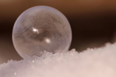 Close-up of snow