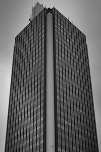 Low angle view of modern building against sky