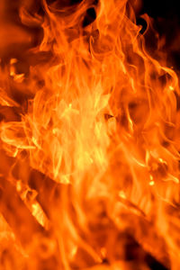 Close-up of fire