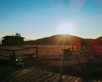 Scenic view of sunset