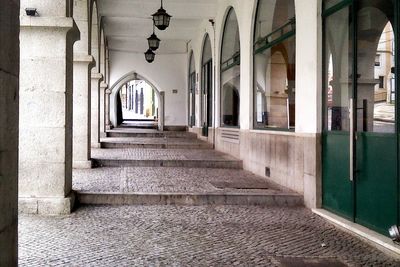 Corridor of building