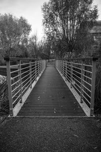 Boardwalk against sky
