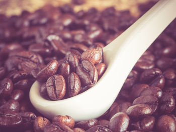 Close-up of coffee beans