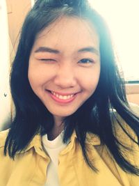 Portrait of a smiling young woman