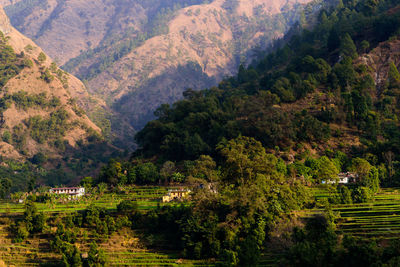 Scenic view of mountains