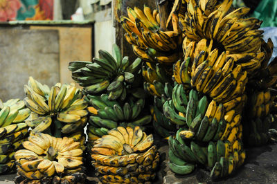 Bananas for sale at market