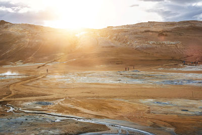 Scenic view of landscape against sky