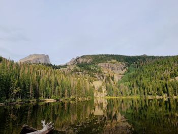 Early morning scenic view of a lake at the golden hour